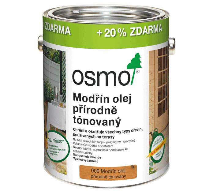 OSMO terasový olej - 20% zdarma!