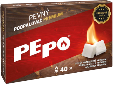 PE-PO pevný podpalovač