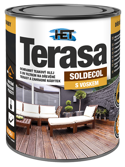 HET Soldecol terasa -  teakový olej