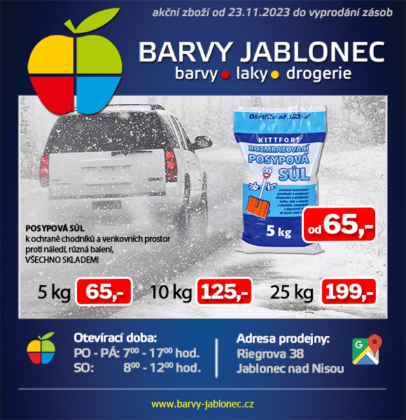 Posyspová sůl skladem!